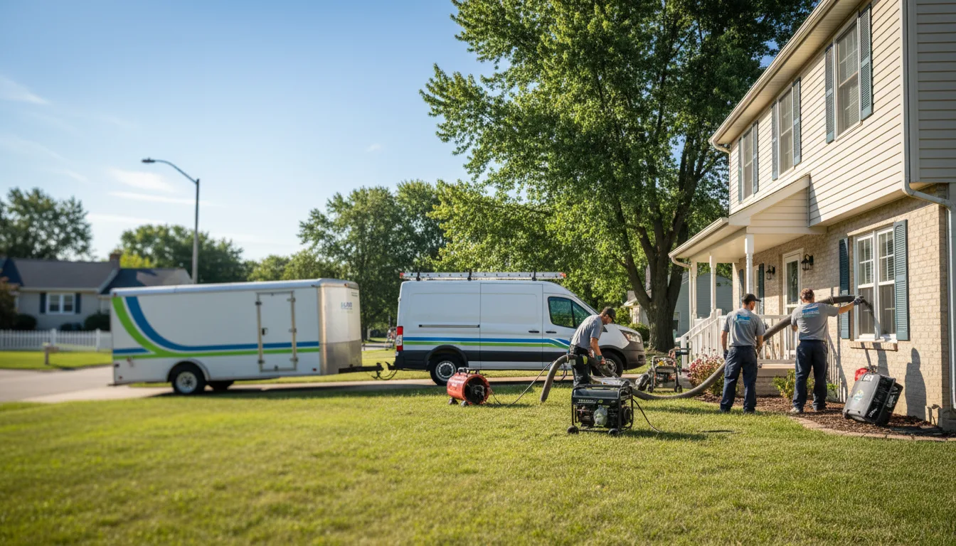 Flooded Basement Restoration And Cleanup With Repair in Polk City, IA near me